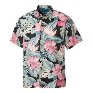 Men’s Hawaiian Aloha Shirt Multi Color Floral – Short Sleeve – New - Made in HI